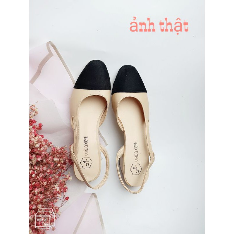 (NGHỈ BÁN) Giày Gót 3cm Đế Thấp Khỏe Chân - Kunbee Shop (Có video + ảnh tự chụp)