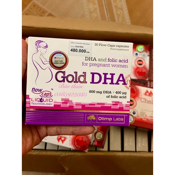 [Chính Hãng] Gold DHA - Thực Phẩm Bảo Vệ Sức Khỏe Cho Bà Bầu