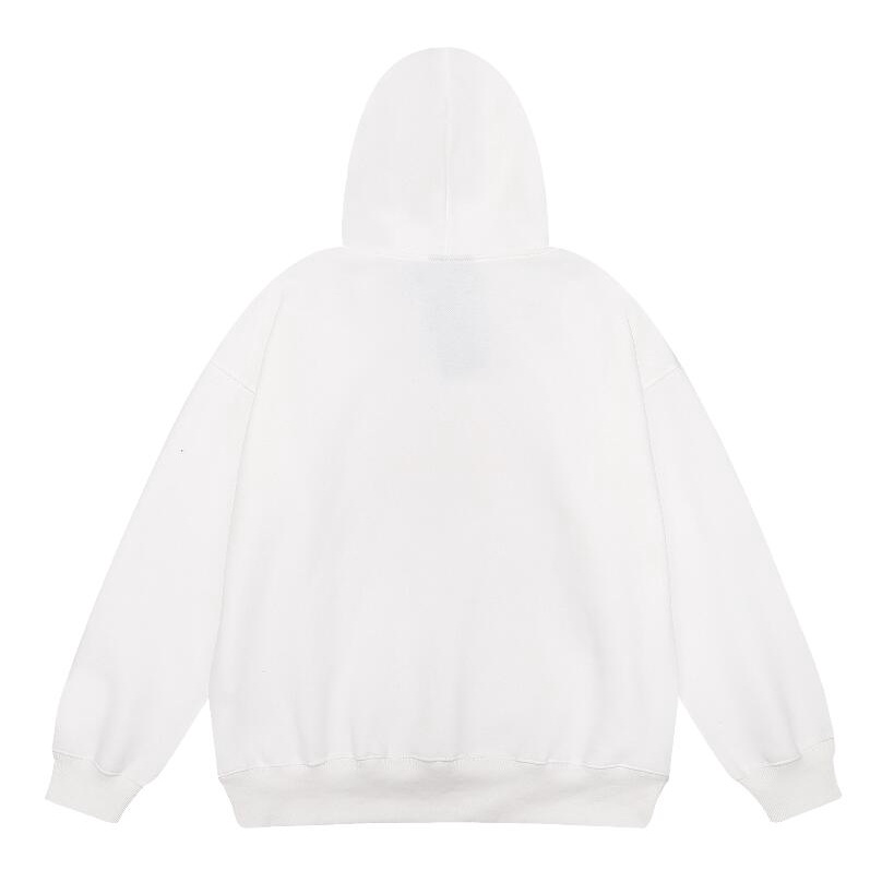 ❤ ❀  Champ-i-o-------Áo Khoác Hoodie Tay Dài Vải Cotton Phối Nhung Khóa Kéo Thêu Logo Thời Trang Cho Nam Và Nữ