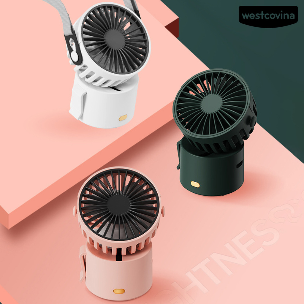 Quạt Mini Đeo Cổ Có Thể Điều Chỉnh Dành Cho Văn Phòng