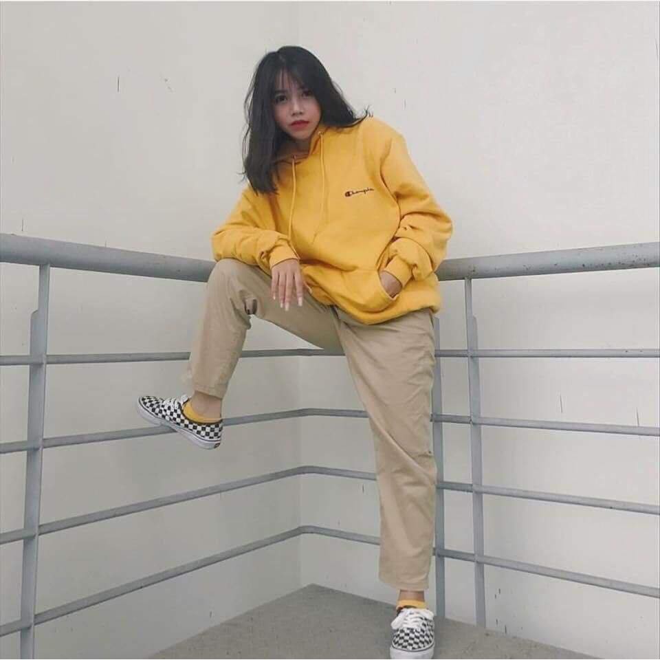 Áo khoác hoodie nữ kiểu dáng hàn quốc siêu hot