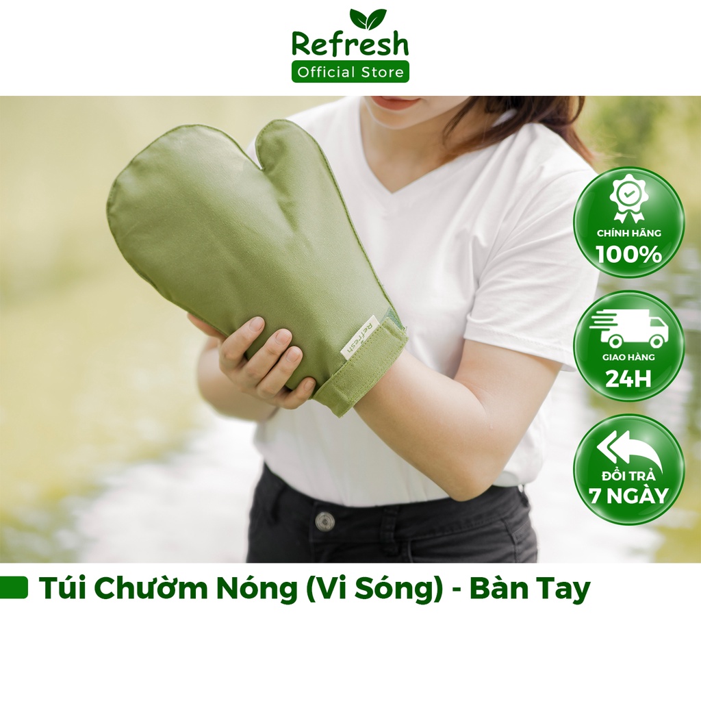 Túi Chườm Nóng, Chườm Lạnh Thảo Dược REFRESH Giảm Đau Nhức Bàn Tay, Khớp Cổ Tay, Khớp Bàn Ngón Tay