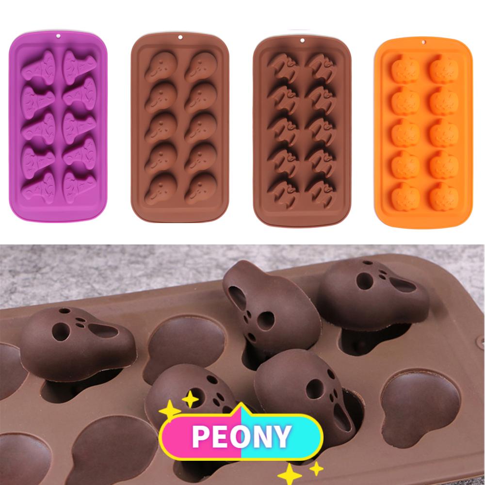 Khuôn Làm Bánh / Sô Cô La / Kẹo Hình Quả Bí Ngô Halloween Bằng Silicone