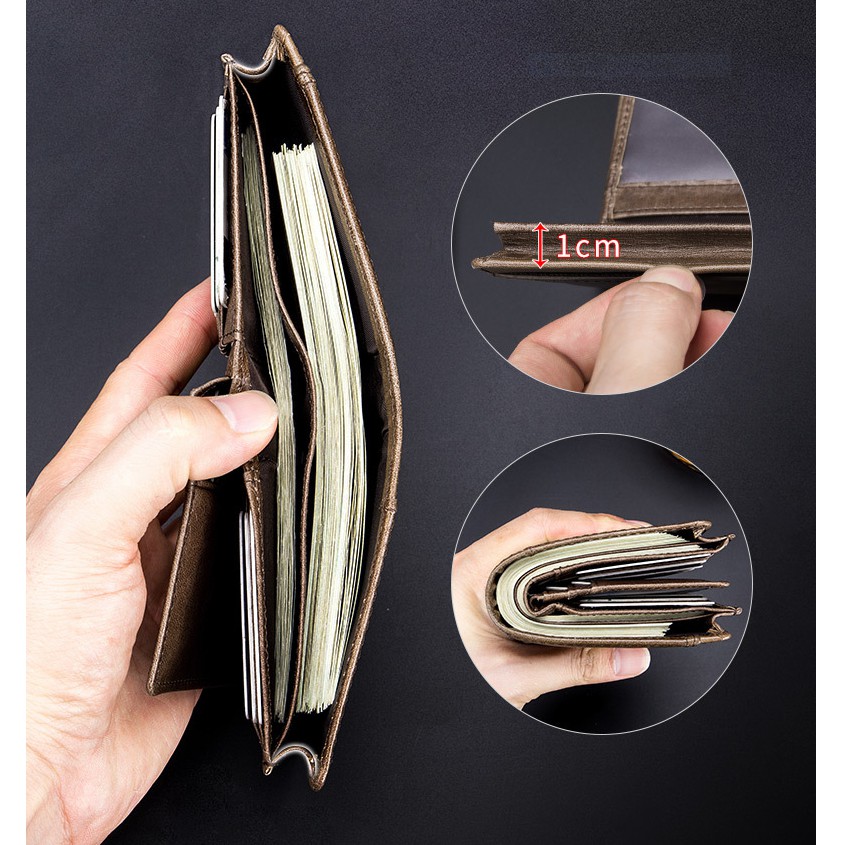 Ví nam da bò cao cấp phong cách mới