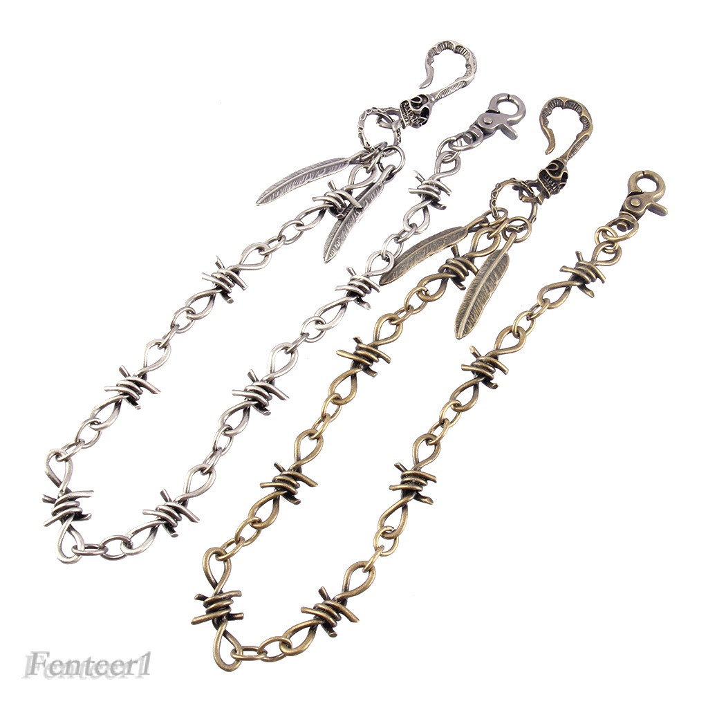 [FENTEER1] Retro Pants Trousers Jeans Wallet Chain Rock Hip Hop Waist Decoration Chain