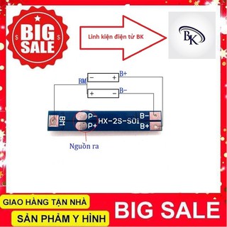 Mạch sạc và bảo vệ pin 2S lithium