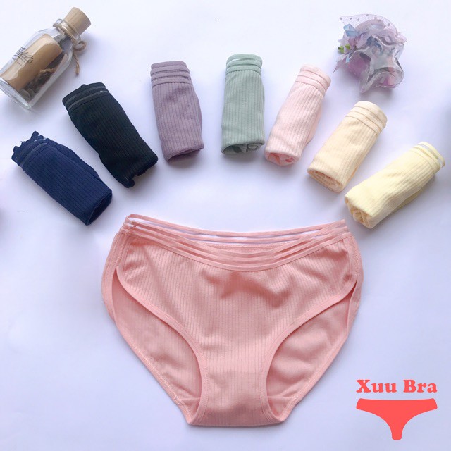 Quần Lót nữ quần lót tăm tre thông thoáng kháng khuẩn chống HPV cạp vừa SQ04 | BigBuy360 - bigbuy360.vn