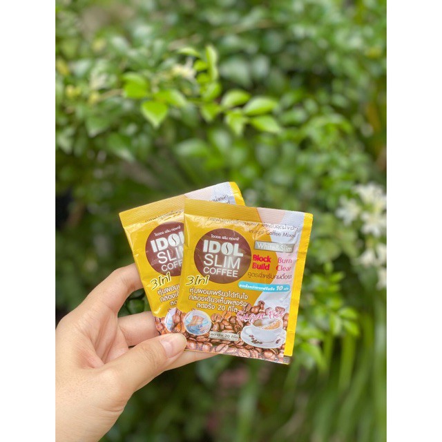 Giảm cân idol slim coffee chính hãng Thái Lan - hộp 10 gói