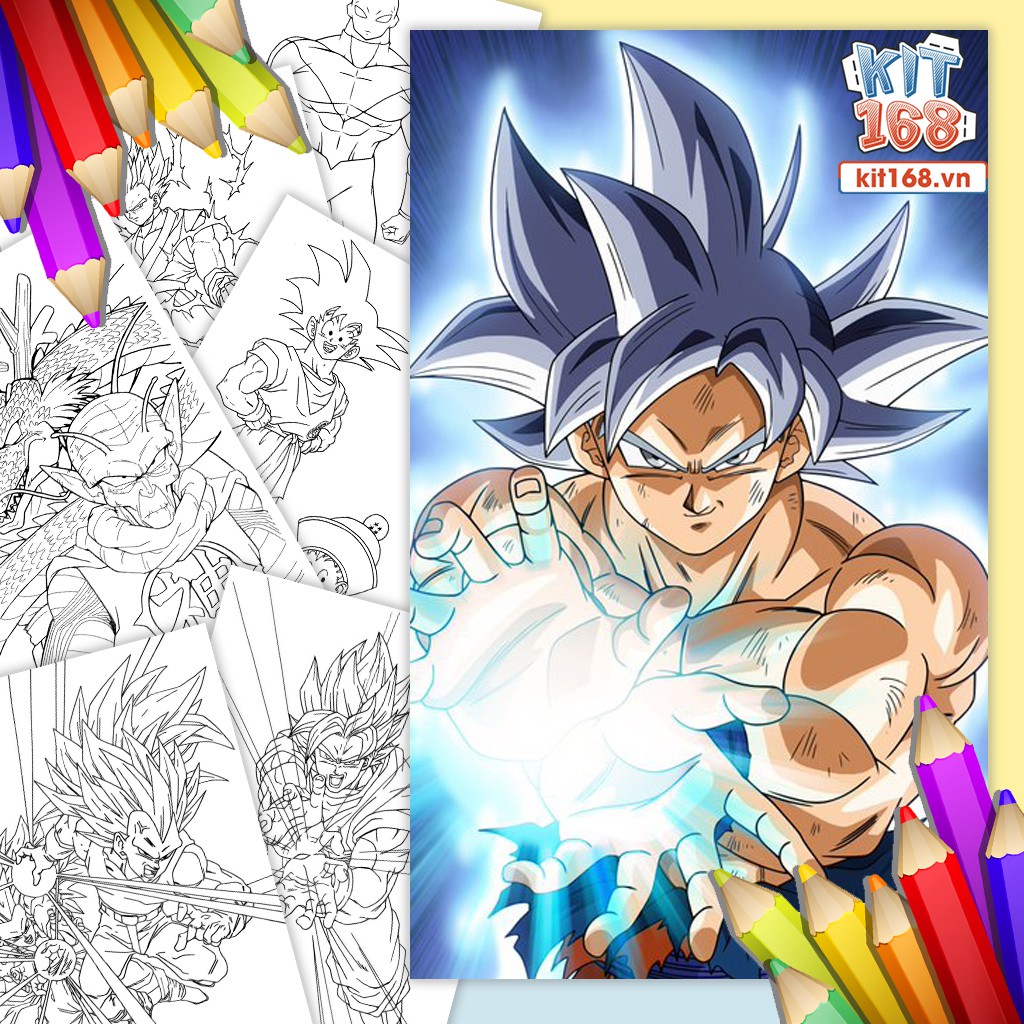 Tranh tô màu Dragon Ball TTM-0025