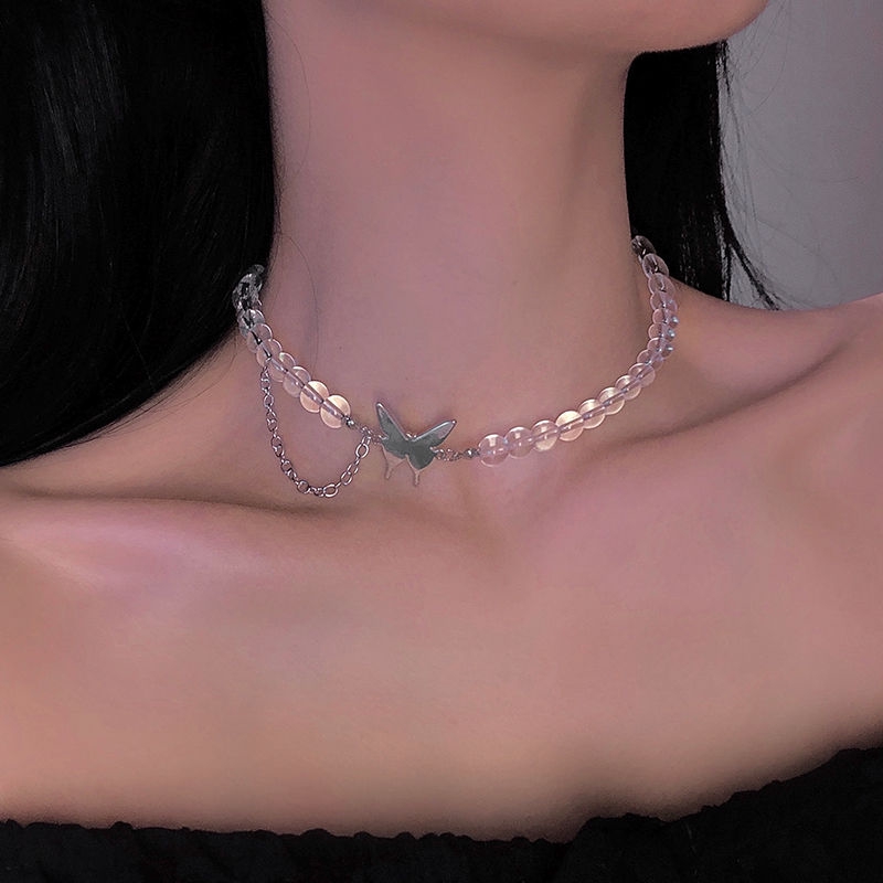Vòng cổ mặt hình bướm xinh xắn cho nữ