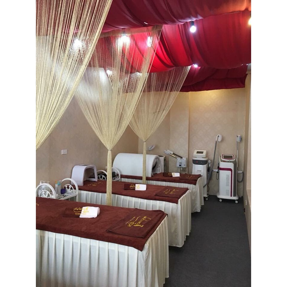 rèm trang trí spa