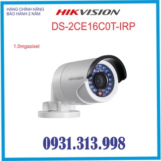 Camera HD-TVI Hồng Ngoại 1.0 MP HIKVISION DS-2CE16C0T-IRP