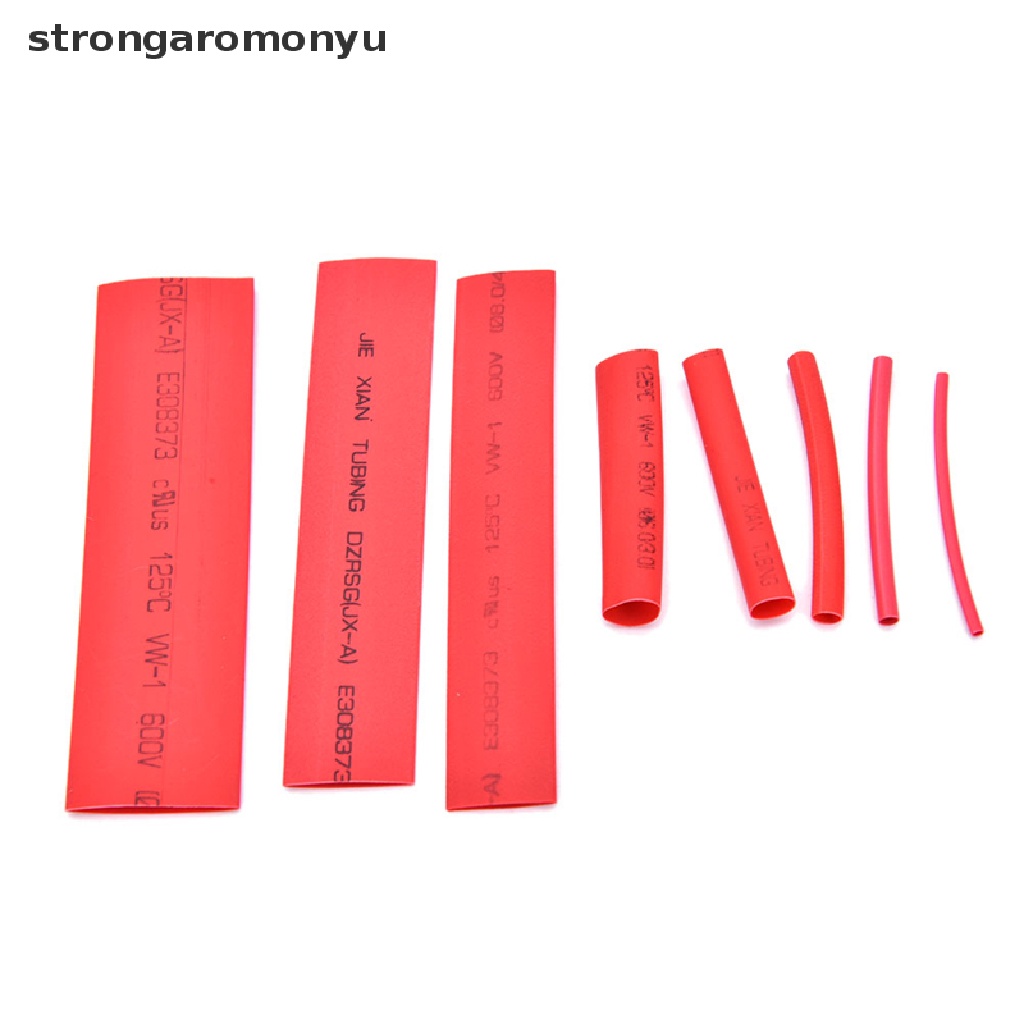 【YU】 328 Pcs 5 Colors 8 Sizes Assorted 2:1 Heat Shrink Tubing Wrap Sleeve Kit top .