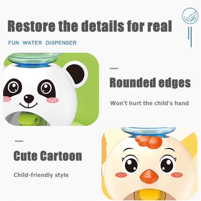 Đài Phun Nước mini Họa Tiết Hoạt Hình Dễ Thương Cho Bé