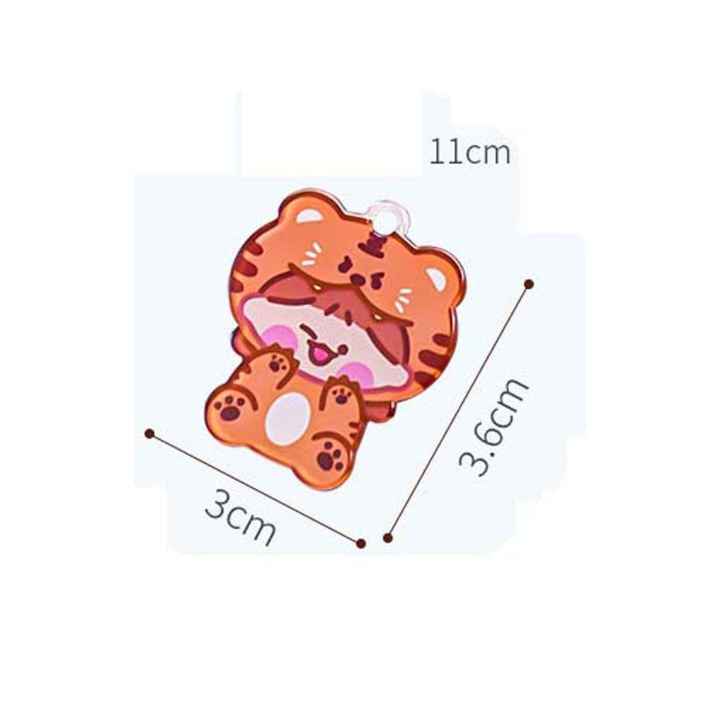Kẹp Đánh Dấu Trang Sách Bằng Thép Không Gỉ Hình Hổ PEWANY Tiger Đáng Yêu