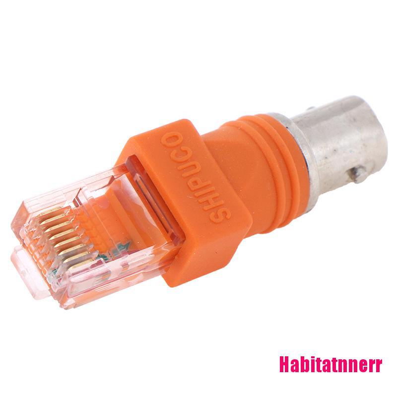 1 Đầu Nối Chuyển Đổi Bnc Cái Sang Rj45 Đực Đồng Trục