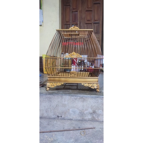 KHUNG LỒNG CHIM chào mào tự ráp Khung sing tre đục CNC sắc nét