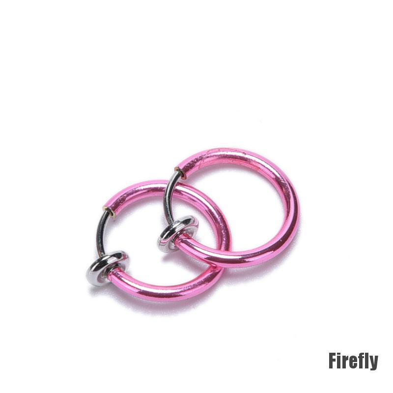 Bộ 2 Khuyên Xỏ Mũi / Môi / Tai / Cơ Thể Phong Cách Punk Cá Tính