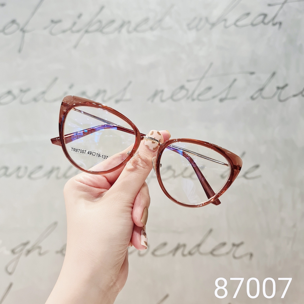 Gọng Kính Nữ Mắt Mèo Cao Cấp Lilyeyewear Chất Liệu Nhựa Cứng Cáp Màu Sắc Thời Trang 87007