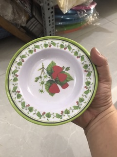 Combo 3 Dĩa Melamine 12cm