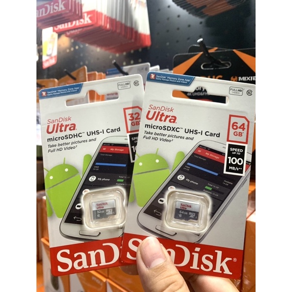 Thẻ nhớ sandisk chính hãng