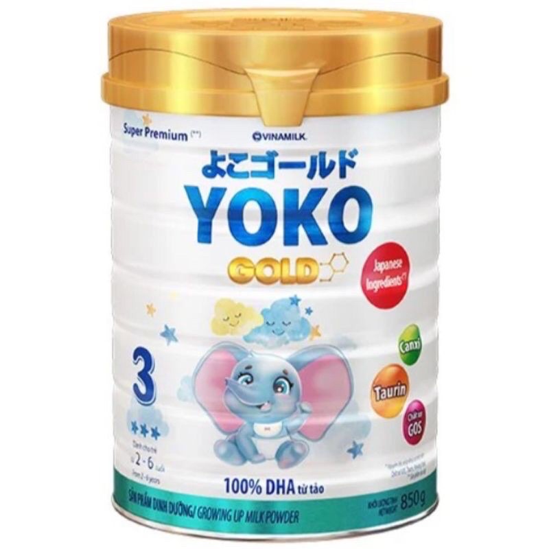 Sựa bột YOKO số 3 lon 850g