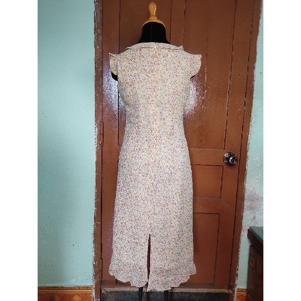 Đầm voan Hàn size M, L nhỏ