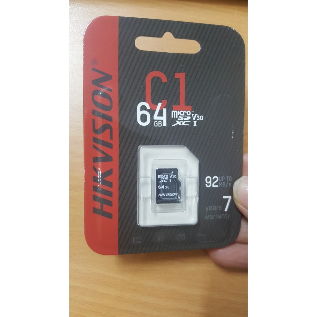 Thẻ nhớ Micro SD HIKVISION 64Gb dùng cho máy tính và thiết bị di động - Hàng Chính Hãng | BigBuy360 - bigbuy360.vn