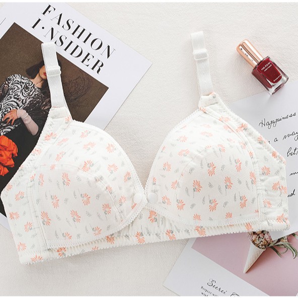 Áo ngực cotton AOWEINISI thiết kế cho phụ nữ đang chăm con nhỏ