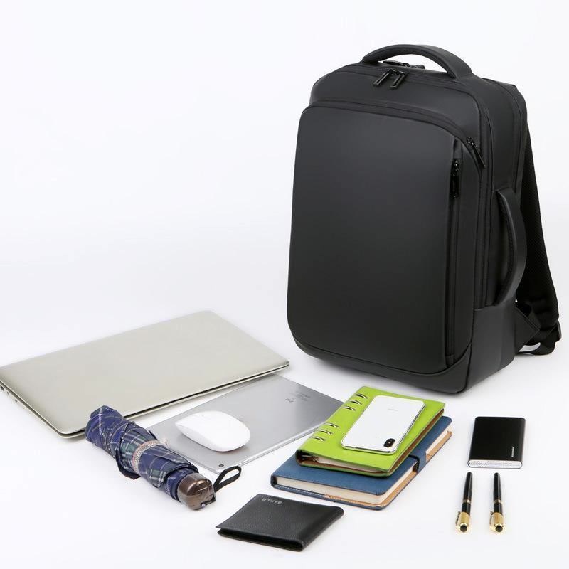 Balo công sở nam nữ đựng laptop lên đến 16 inch chống sốc, chống nước, có quay xách ngang + cổng sạc hàng cao cấp