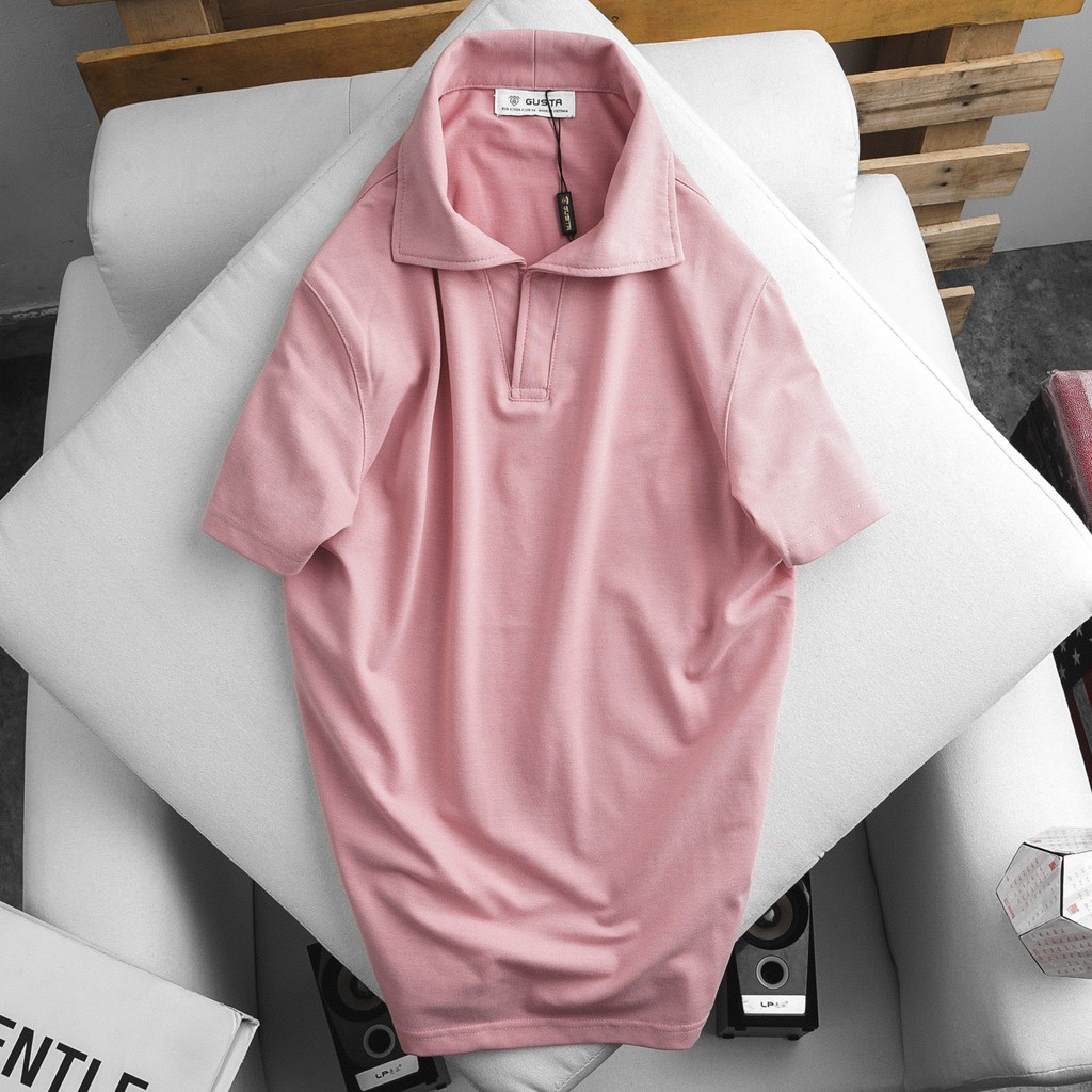 [7 Màu] Áo Thun Polo Nam Trơn Màu Đen,. - Áo Phông Polo Nam Chính Hãng Vải Thoáng Mát Chất Liệu Cao Cấp - PL03 - Gusta | BigBuy360 - bigbuy360.vn