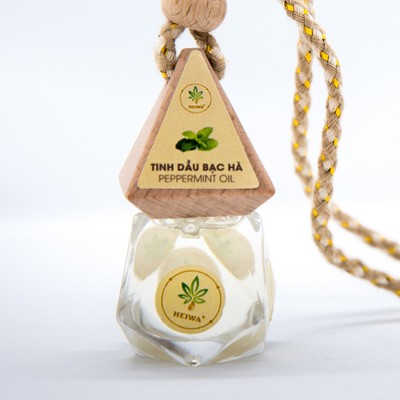 Tinh dầu treo xe Bạc hà 10ML thương hiệu HEIWA nhập khẩu Ấn Độ đuổi côn trùng, khử mùi hương thơm cực sảng khoái