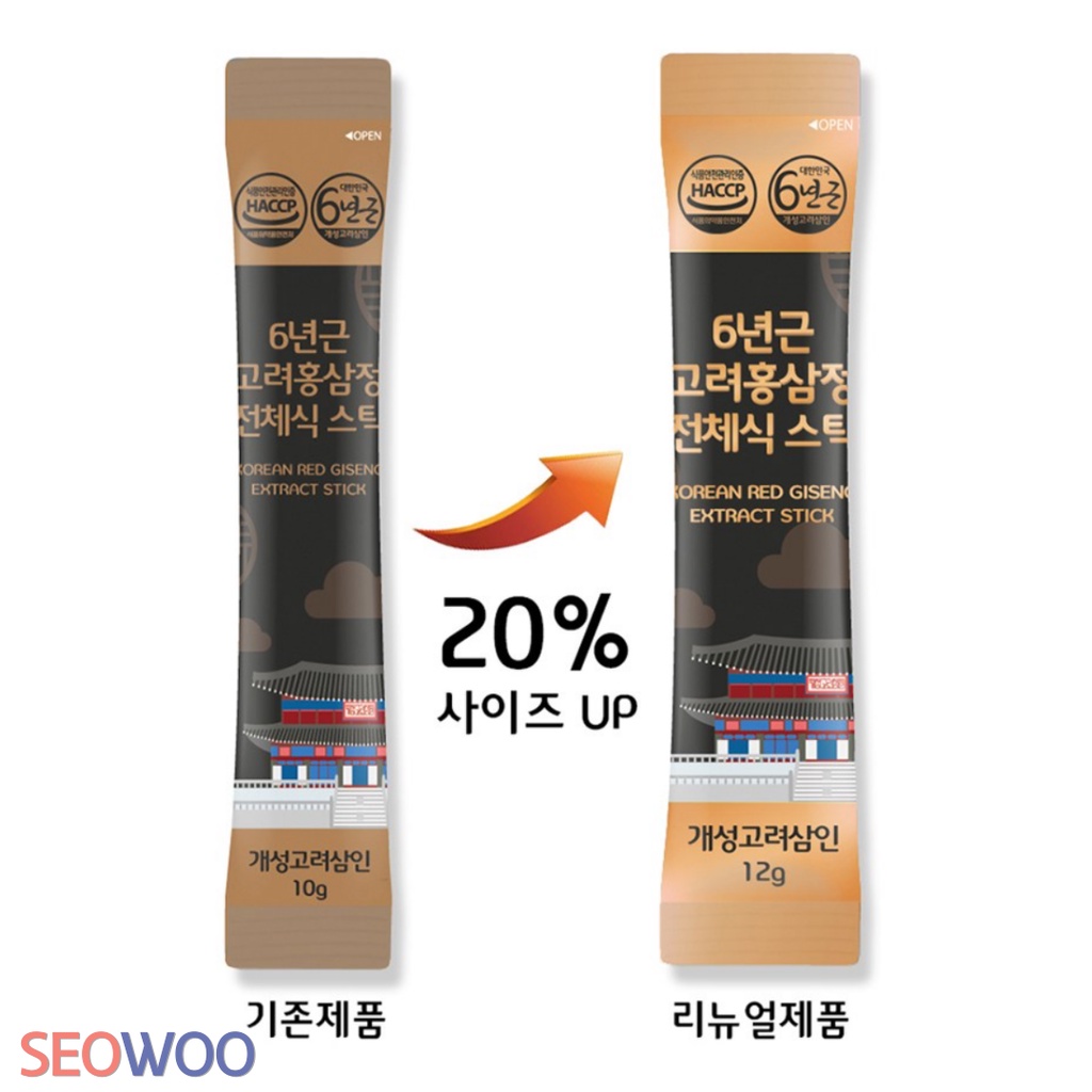 Tinh chất hồng sâm Goryo  6 năm – Korea Red Gingseng Extract Stick / Hộp 30 gói