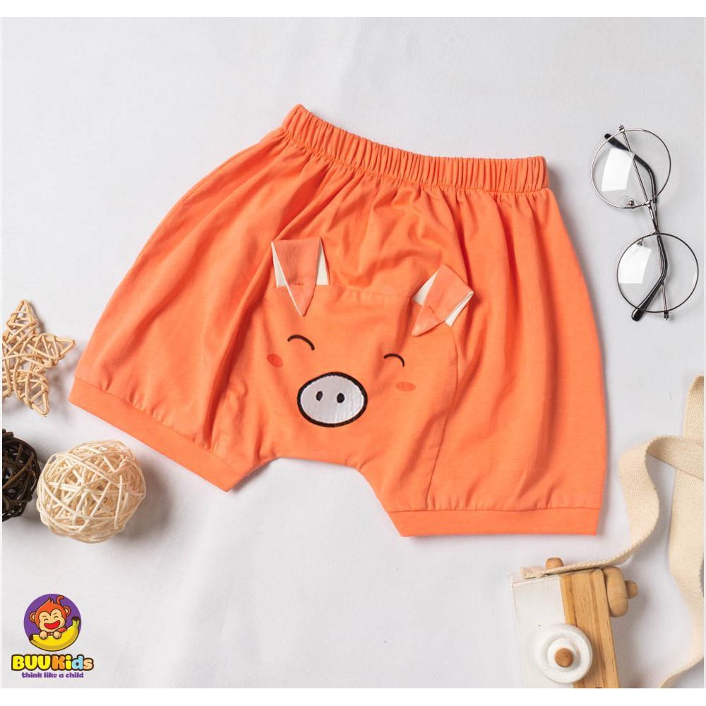 QUẦN ĐÙI HÌNH THÚ SIÊU CUTE CHO BÉ - 100% COTTON MỀM MỊN MÁT