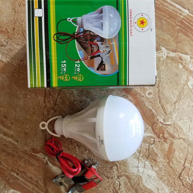 Bóng led 12v 12w dùng cho bình ắc quy