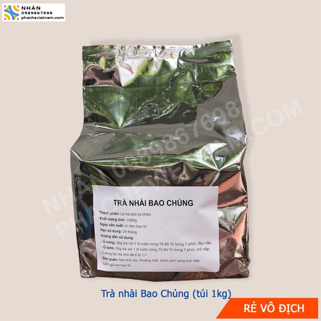 Trà nhài Pouchong - Bao Chủng (túi 1kg) - chuyên dùng pha trà chanh