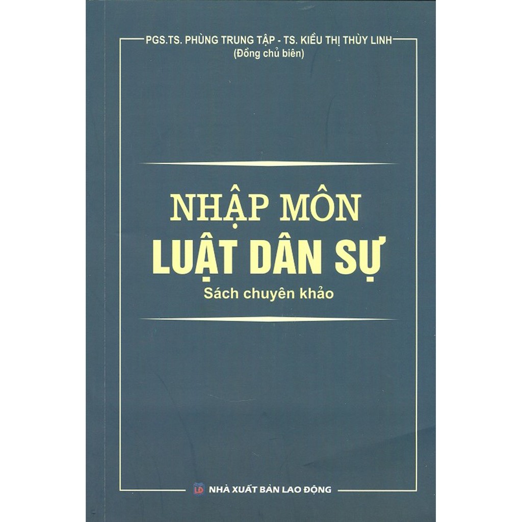 Sách - Nhập Môn Luật Dân Sự - Sách Chuyên Khảo | WebRaoVat - webraovat.net.vn