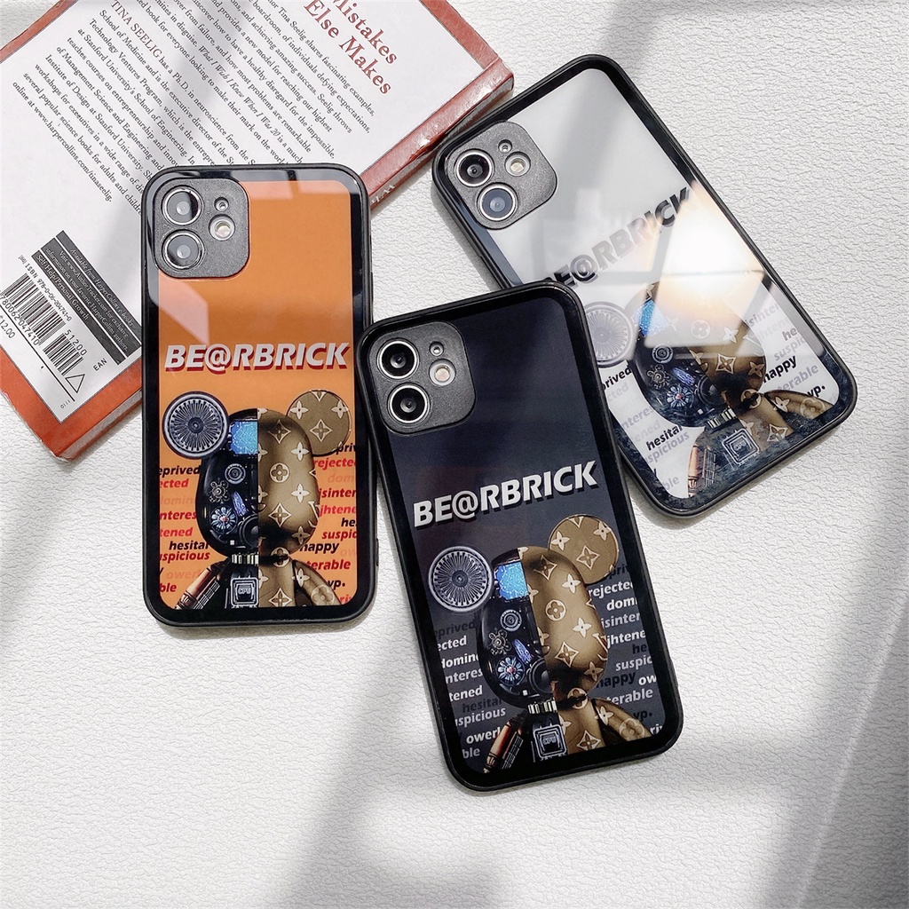 Ốp Điện Thoại Mặt Kính In Họa Tiết Thời Trang Dành Cho Iphone 13 Pro Max 12 11 XsMax X XS XR 8 7 plus
