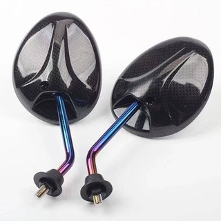 kính chiếu hậu gương xe máy nhỏ Cool S5 Rùa nhỏ King Calf Xe tay ga Xe máy Chống Glaric Transfer Color Titanium
