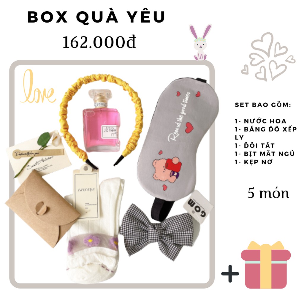 Set quà tặng sinh nhật💖 set quà yêu thương, 1 box gồm 2-6 món quà dễ thương | BigBuy360 - bigbuy360.vn