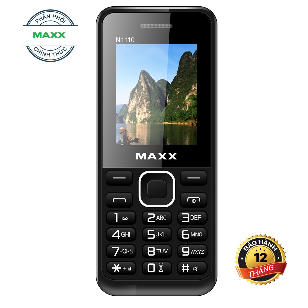 Điện thoại MAXX N1110 2 Sim (Đen)