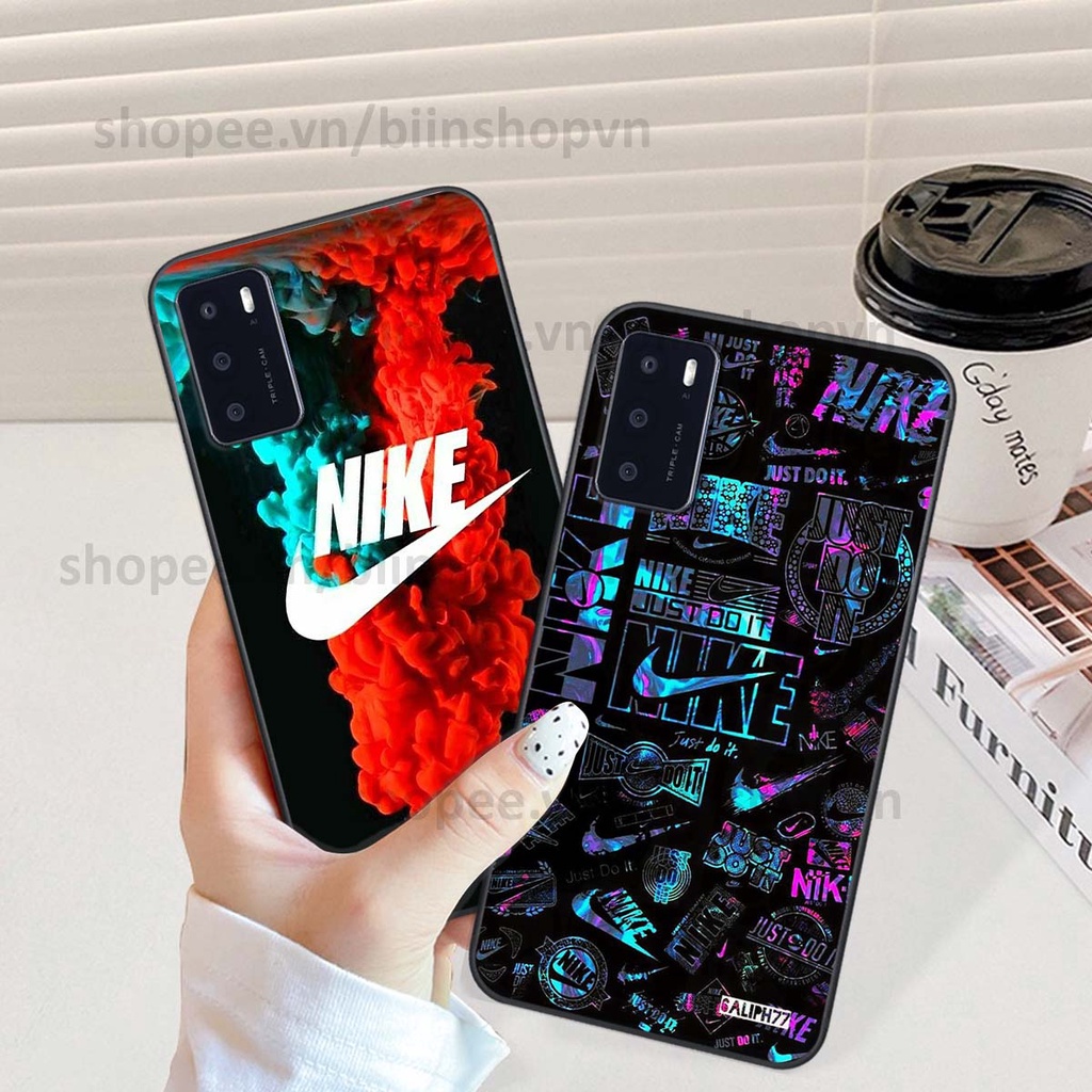 Ốp Oppo A16 in hình thương hiệu nhiều màu sắc thể thao cá tính thời trang