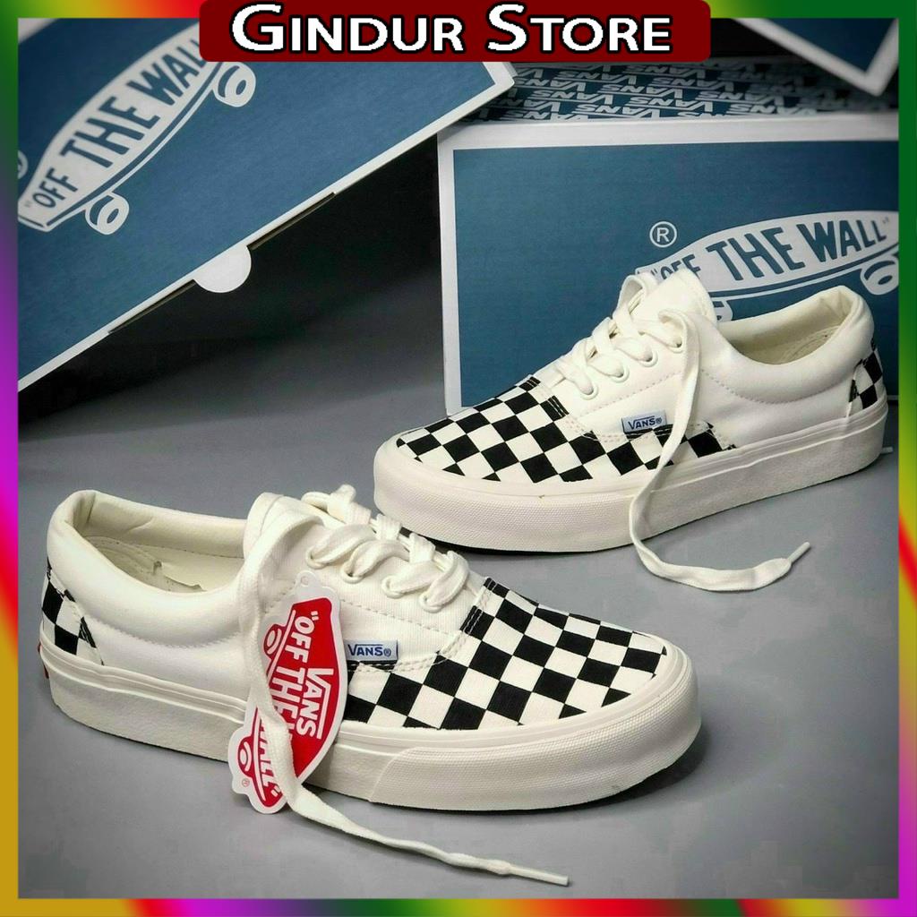 ✅xả kho✅ Giày thể thao vans caro lười van dán fog buộc giây nam nữ đủ size 36 đến 43 bản đẹp hàng fuill box bill