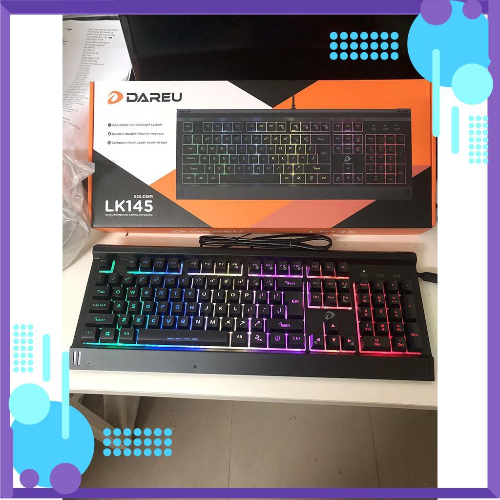 Bàn phím Dareu LK145 Gaming - Cổng Usb - Màu đen - Chính hãng - BH 24 tháng