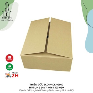 COMBO 50 THÙNG GIẤY 32x22x12 CM GIÁ RẺ - BAO BÌ XANH - THÙNG CARTON dùng đóng hàng, chuyển đồ, lưu trữ đồ đạc