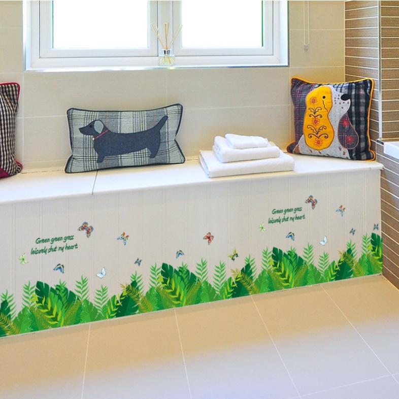 Decal trang trí tường - Nhiều Mẫu CHÂN TƯỜNG( Khách nhắn chọn mẫu)