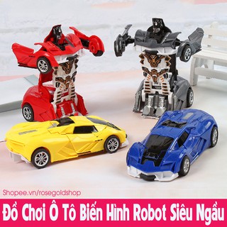 Đồ Chơi Ô Tô Biến Hình Robot Siêu Ngầu Cho Bé