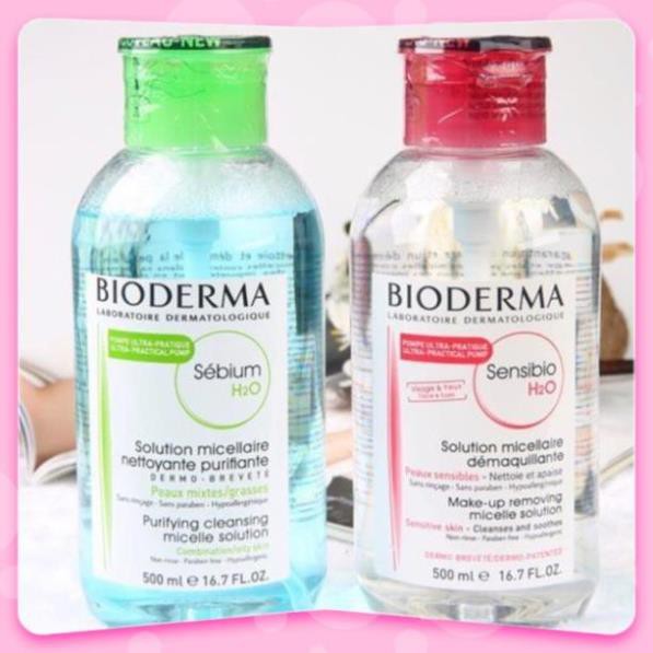 FREESHIP TOÀN QUỐC - Tẩy Trang Bioderma Senbio 500ml chính hãng (Nắp Nhấn)