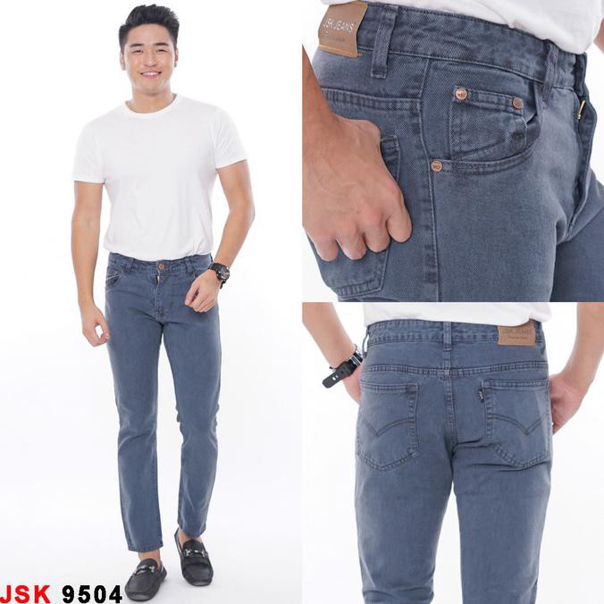 Quần Jeans Skinny Màu Xám Có Size Lớn 29 Dành Cho Nam Giới