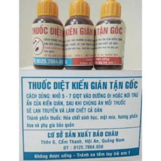 01 chai thuốc diệt kiến gián sinh học